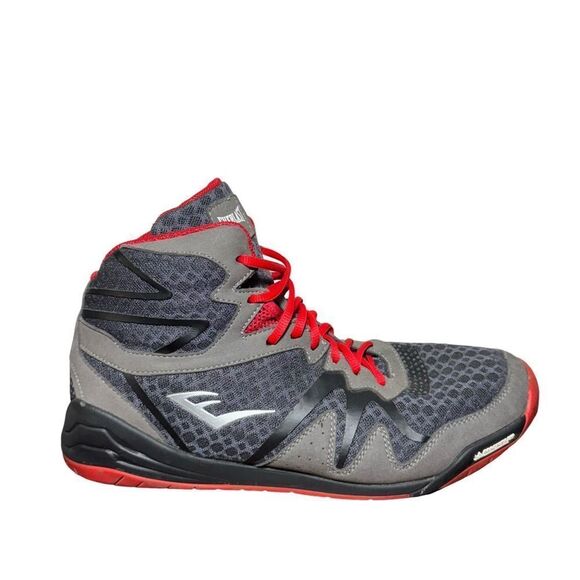Everlast Gray and Red Athletic Shoes - Picture 1 of 6